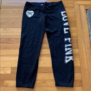 PINK Black Sweatpants